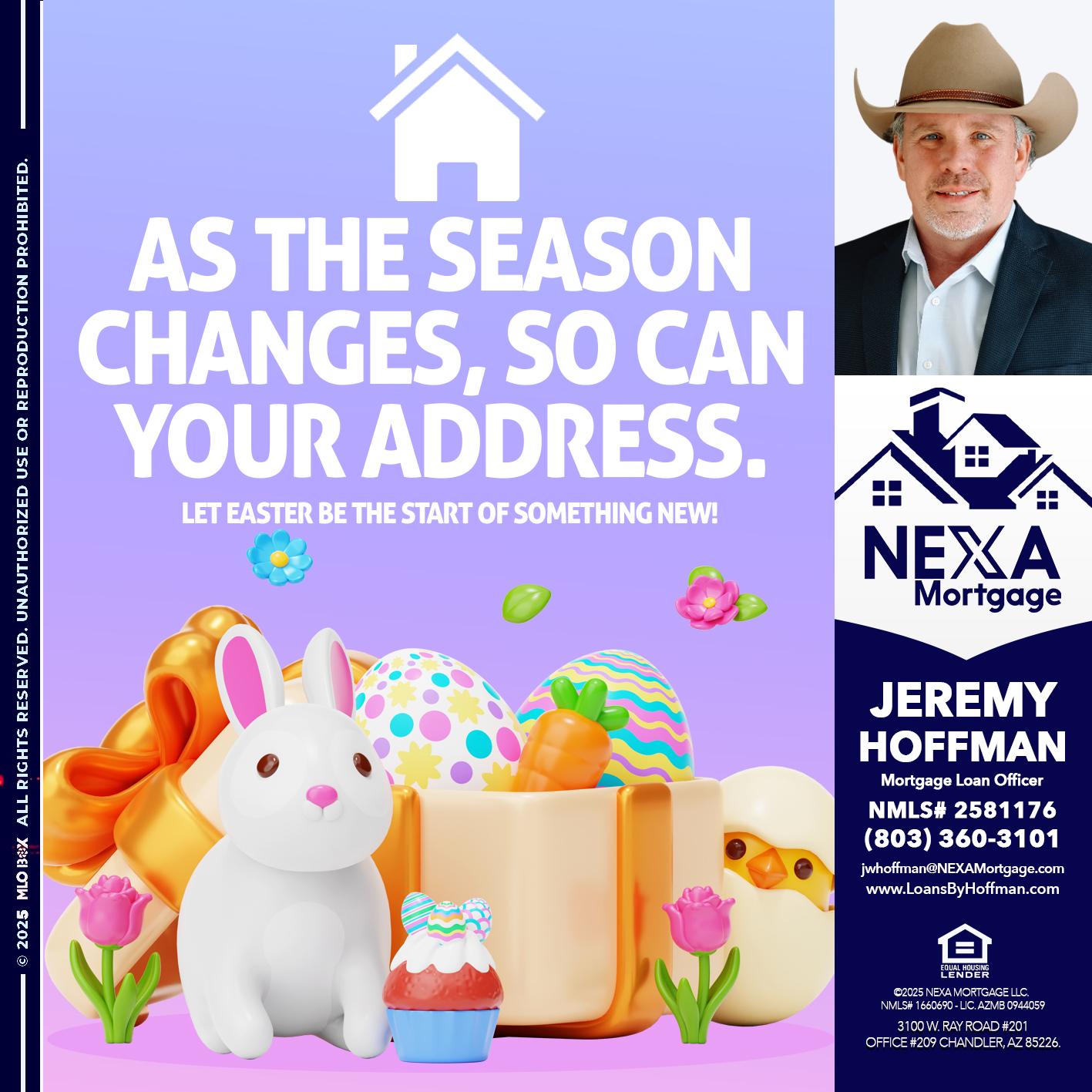 EASTER DAY - Jeremy Hoffman -Mortgage Loan Officer