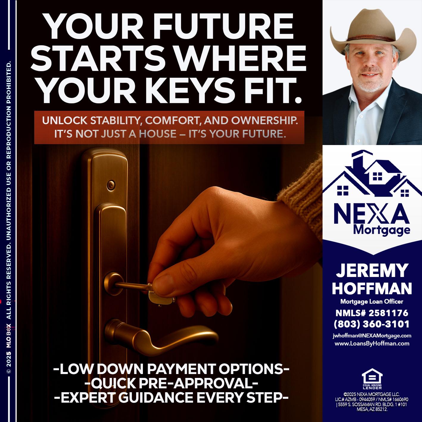 YOUR FUTURE - Jeremy Hoffman -Mortgage Loan Officer