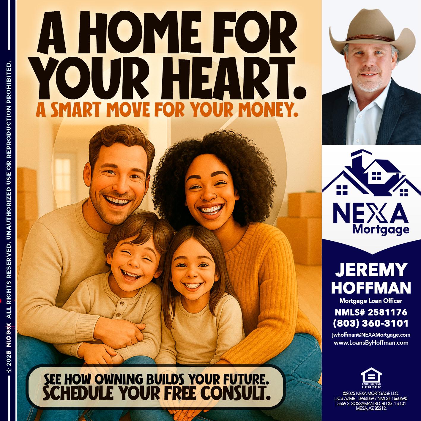 A HOME FOR - Jeremy Hoffman -Mortgage Loan Officer