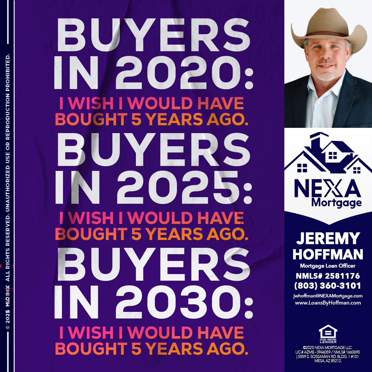 BUYERS IN 2020 - Jeremy Hoffman -Mortgage Loan Officer