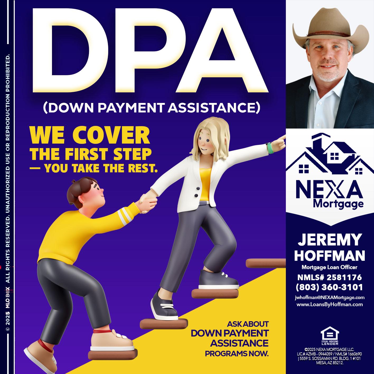 DPA LOANS - Jeremy Hoffman -Mortgage Loan Officer