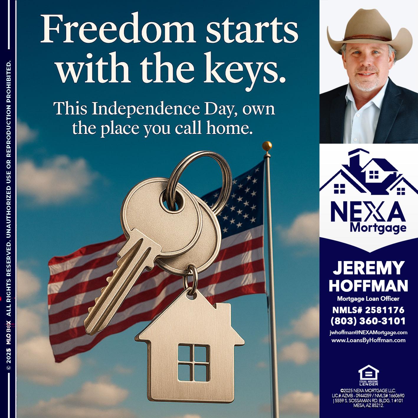 FREEDOM STARTS - Jeremy Hoffman -Mortgage Loan Officer