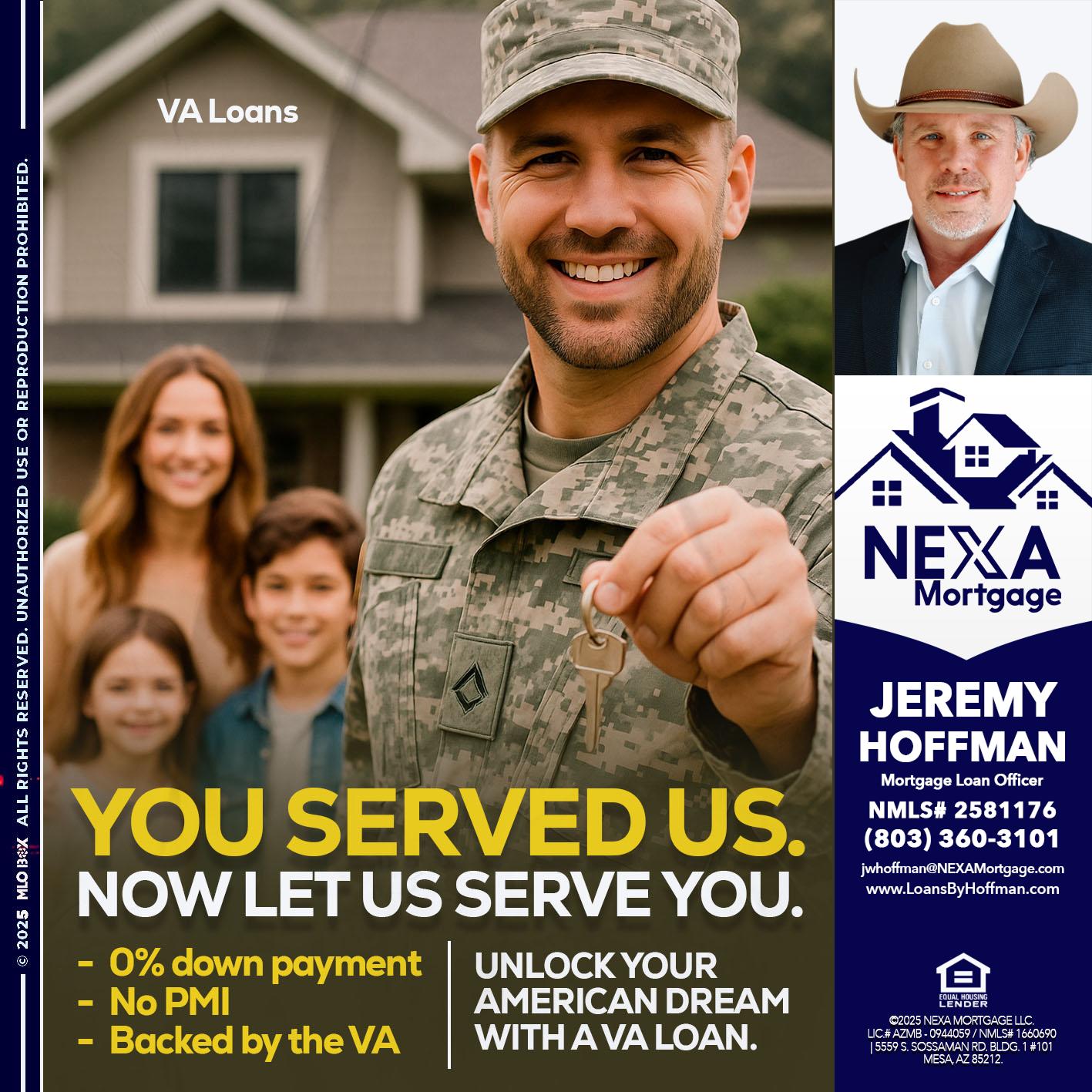 YOU DESERVED - Jeremy Hoffman -Mortgage Loan Officer