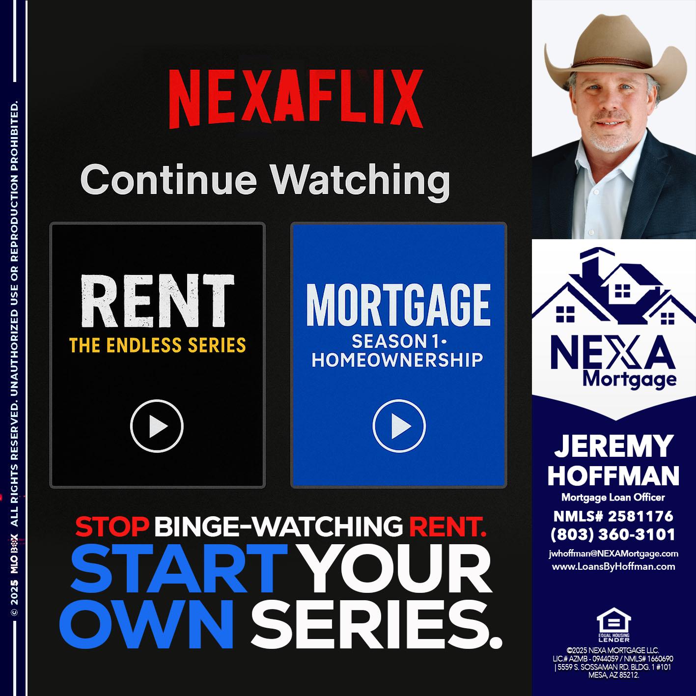 NEXAFLIX - Jeremy Hoffman -Mortgage Loan Officer