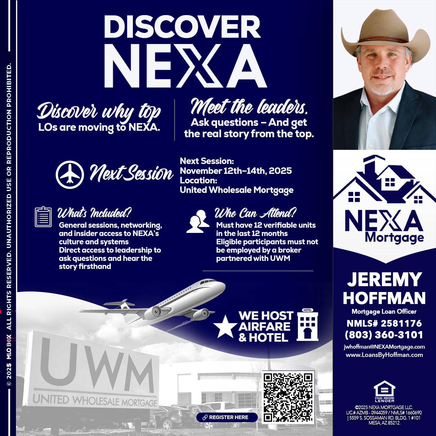 DISCOVER NEXA - Jeremy Hoffman -Mortgage Loan Officer
