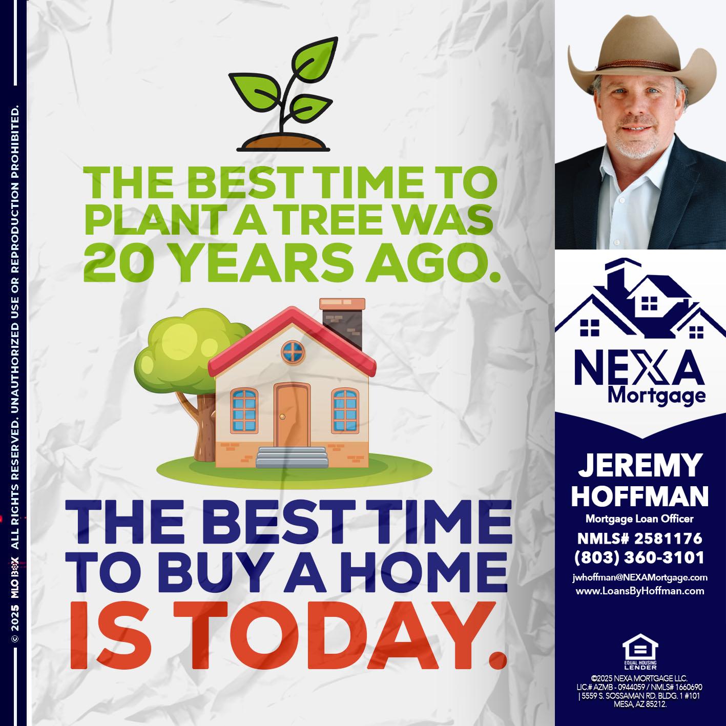 BEST TIME TO - Jeremy Hoffman -Mortgage Loan Officer