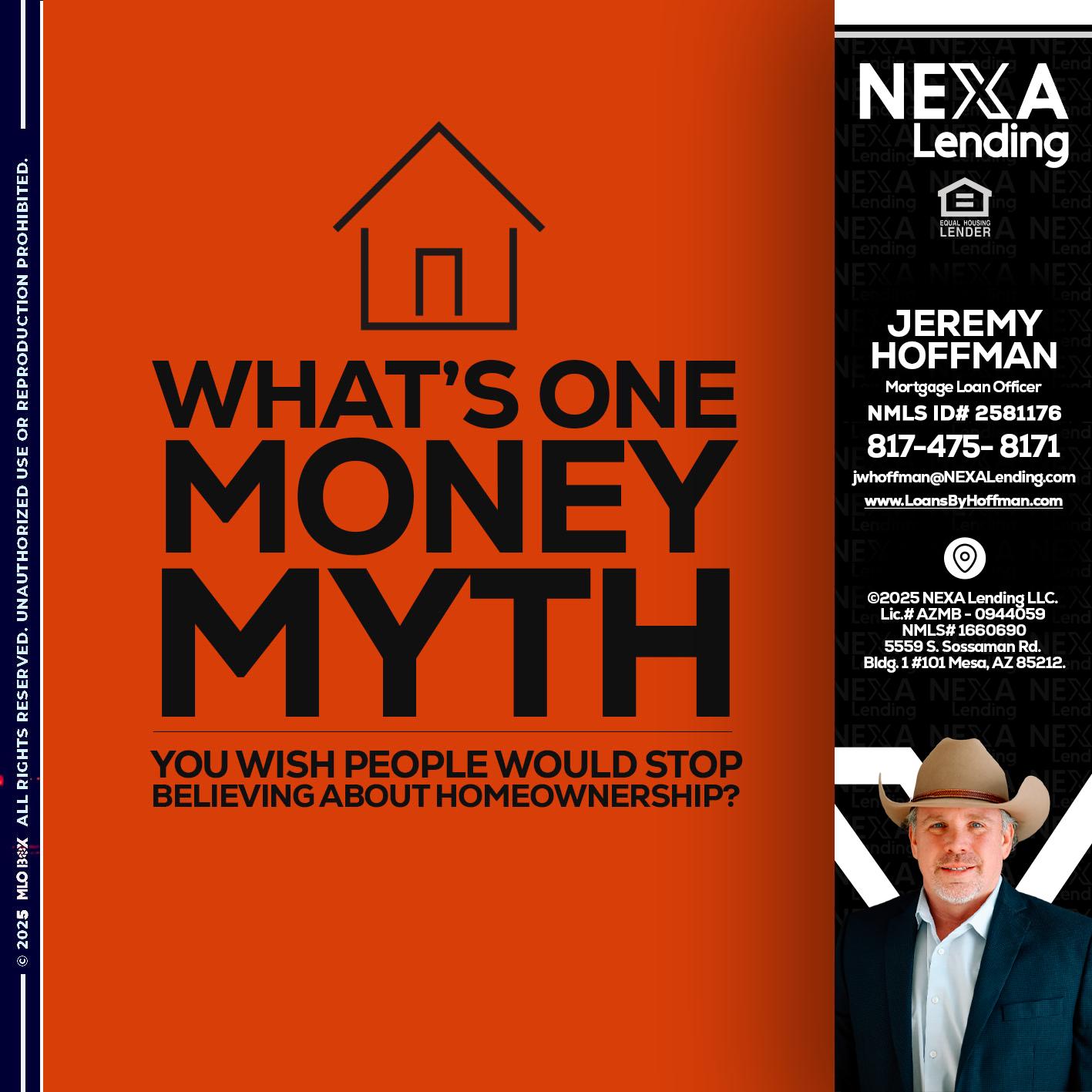 WHATS ONE - Jeremy Hoffman -Mortgage Loan Officer