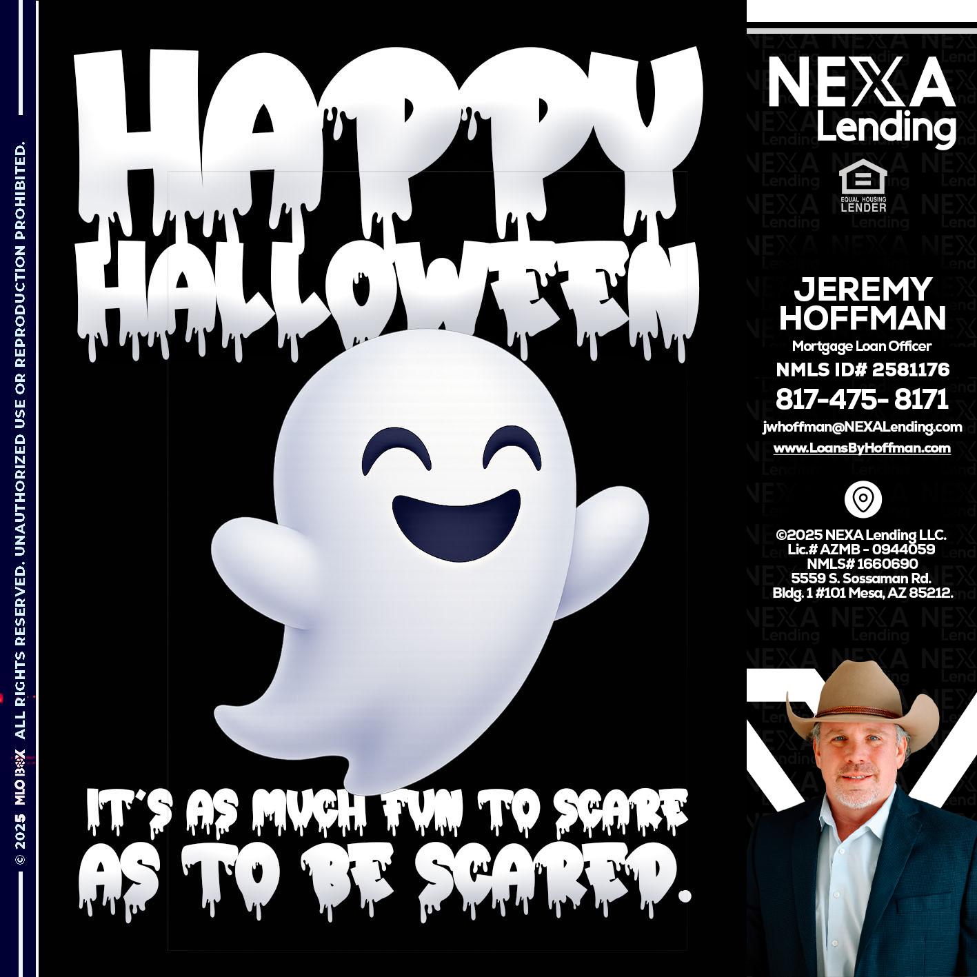 HAPPY HALLOWEEN - Jeremy Hoffman -Mortgage Loan Officer