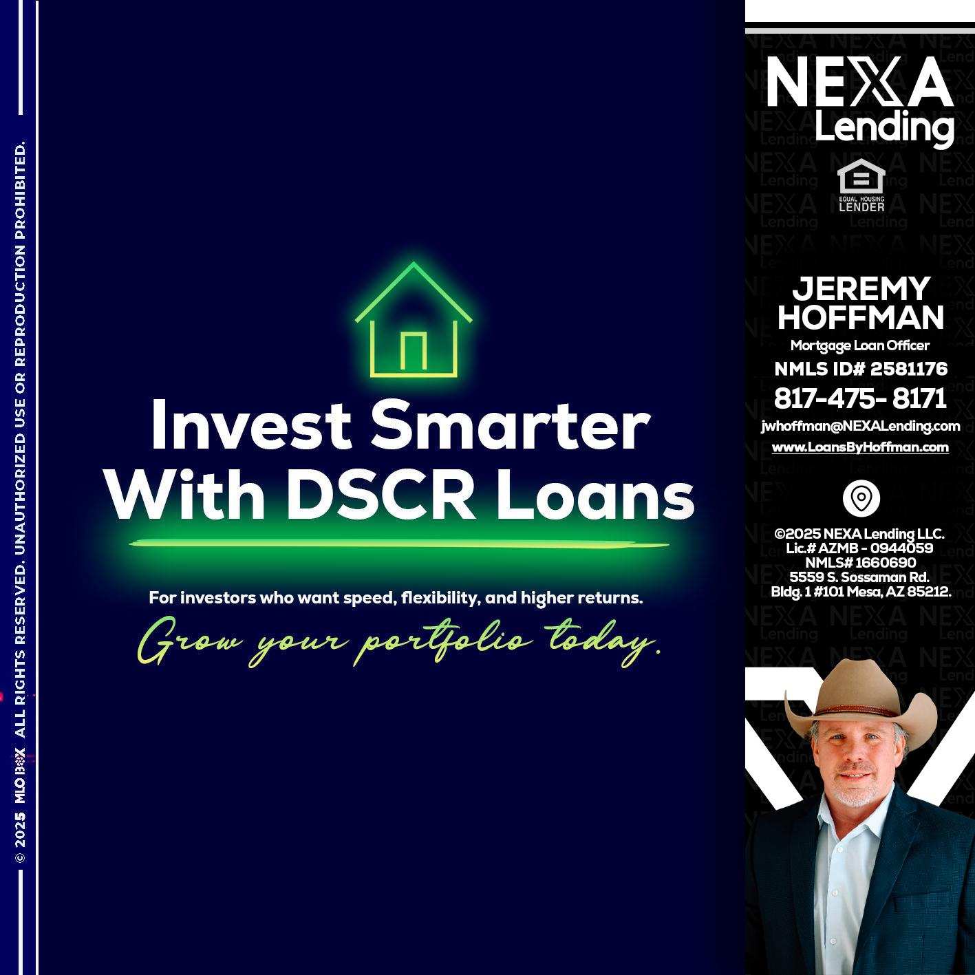 DSCR - Jeremy Hoffman -Mortgage Loan Officer