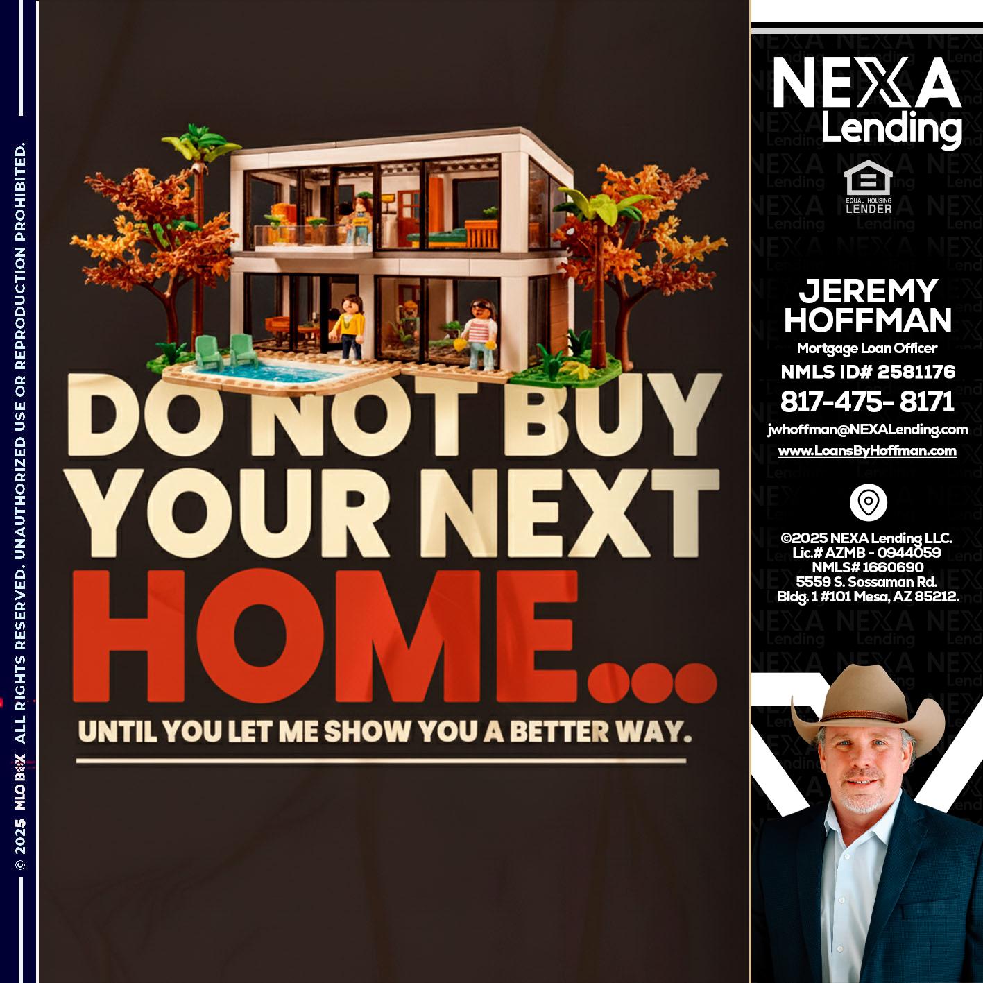 DO NOT BUY - Jeremy Hoffman -Mortgage Loan Officer