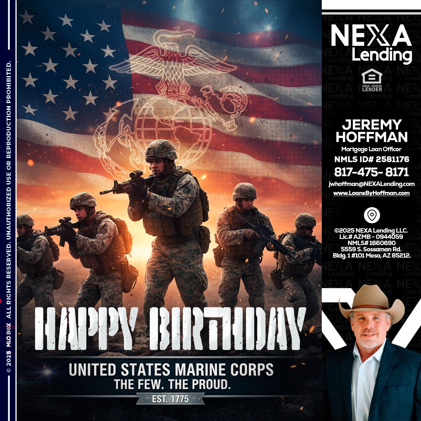happy birthday - Jeremy Hoffman -Mortgage Loan Officer