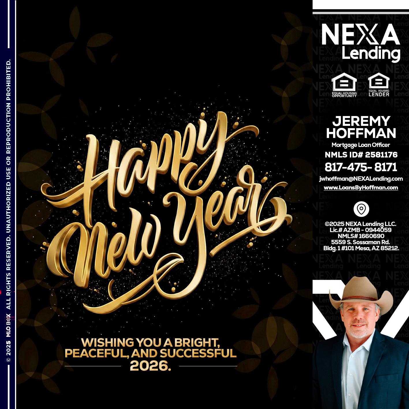 HAPPY NEW YEAR - Jeremy Hoffman -Mortgage Loan Officer