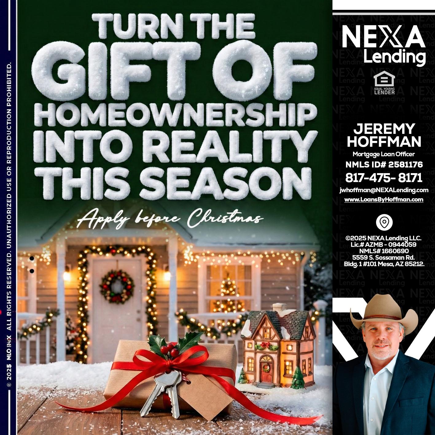 TURN GIFTS - Jeremy Hoffman -Mortgage Loan Officer