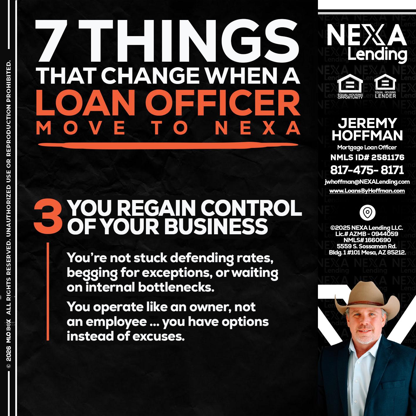 7 things (3) - Jeremy Hoffman -Mortgage Loan Officer
