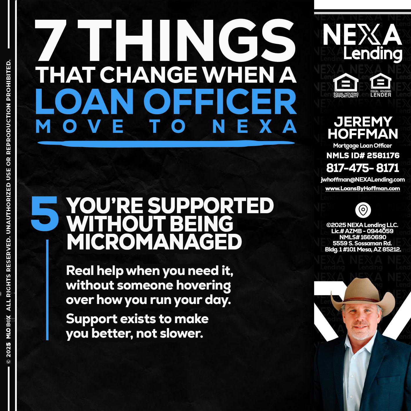 7 THINGS (5) - Jeremy Hoffman -Mortgage Loan Officer