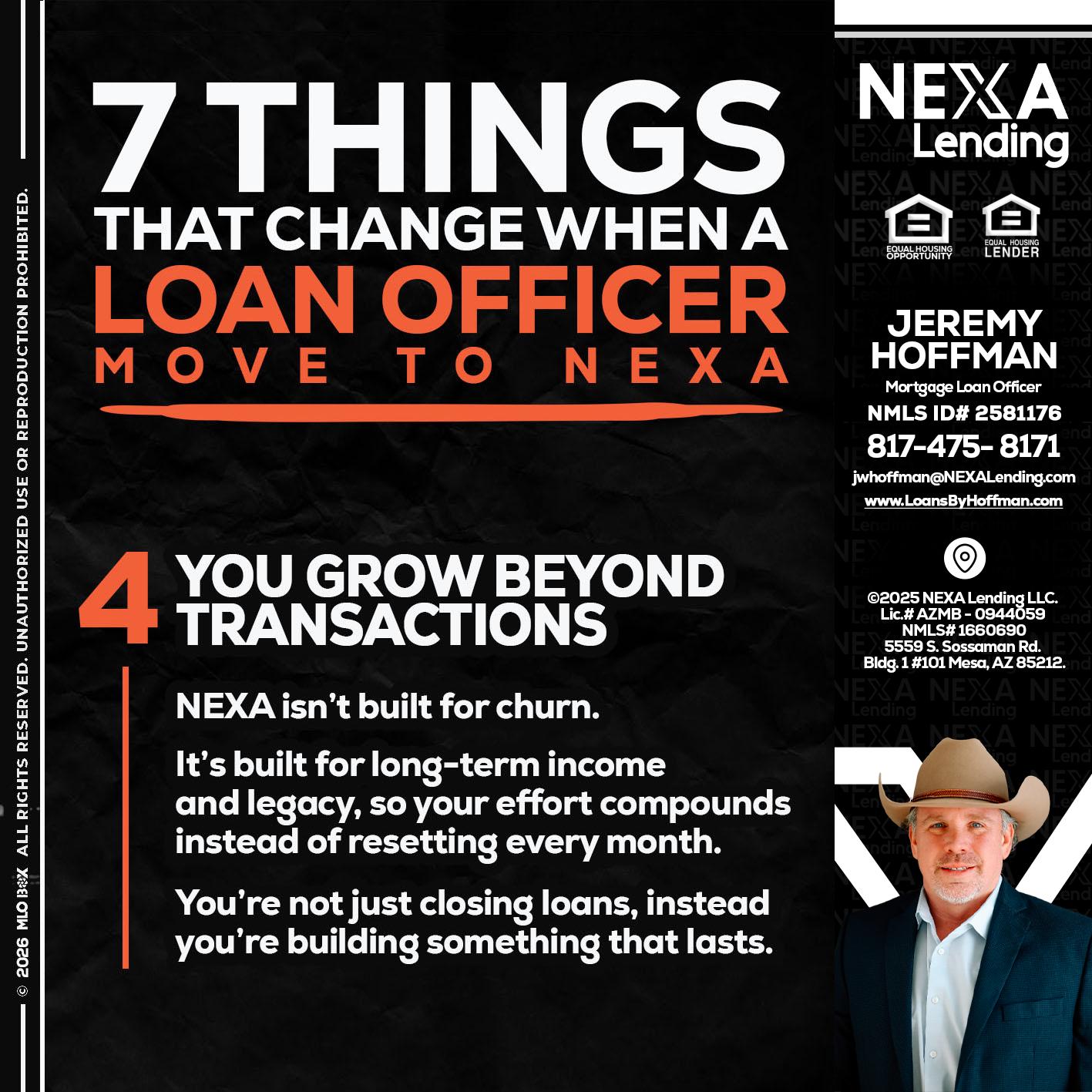 7 THINGS (4) - Jeremy Hoffman -Mortgage Loan Officer