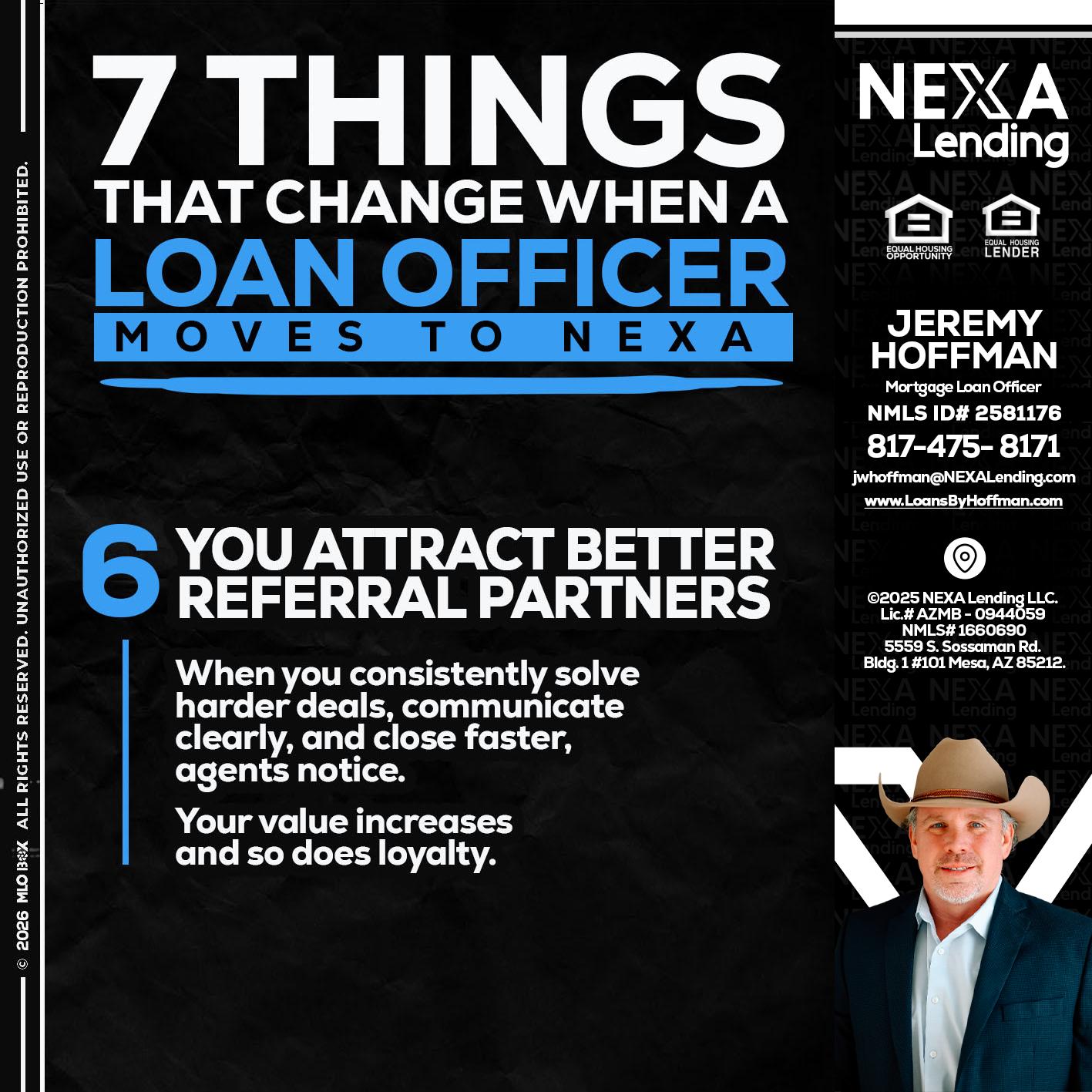 7 THINGS (6) - Jeremy Hoffman -Mortgage Loan Officer