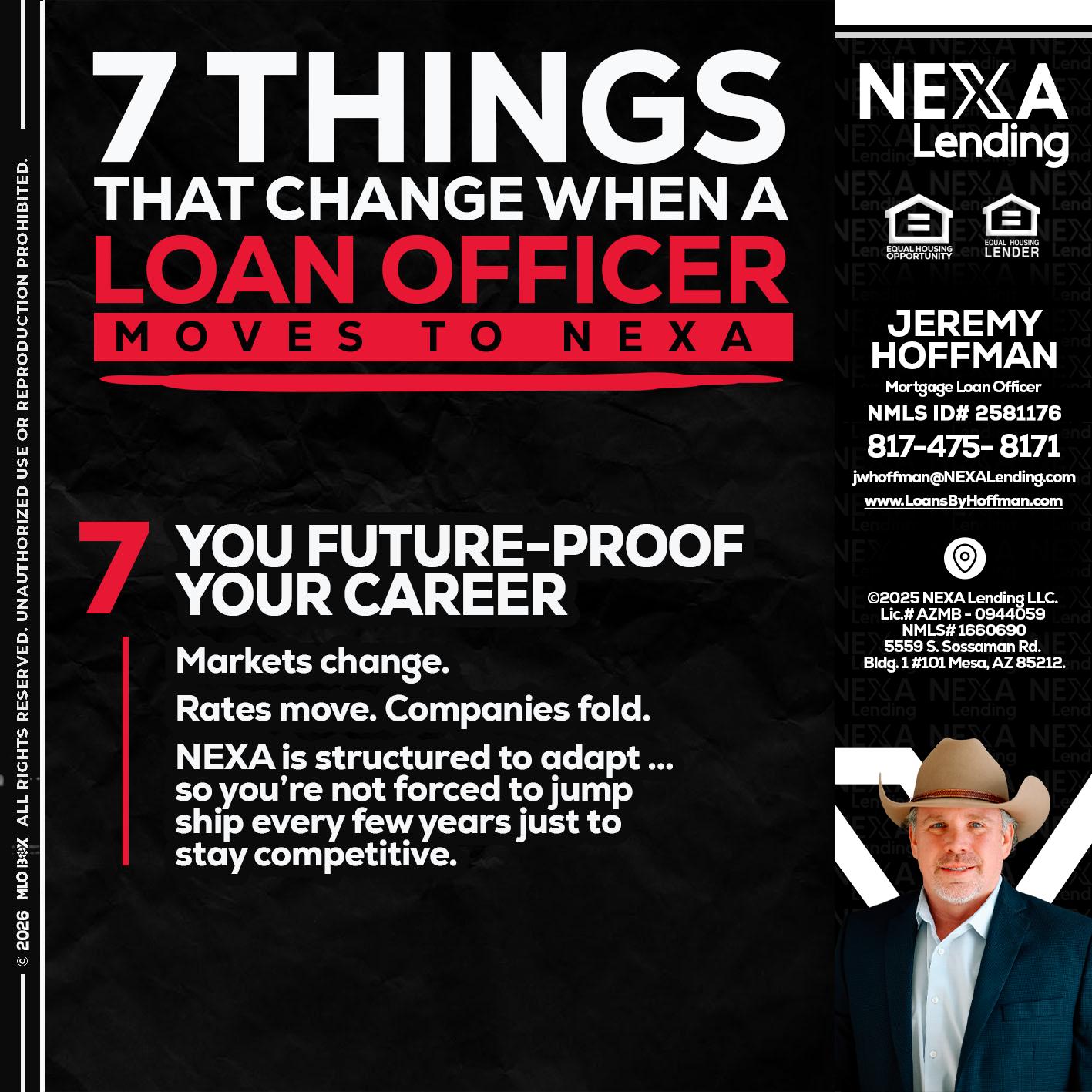 7 THINGS (7) - Jeremy Hoffman -Mortgage Loan Officer