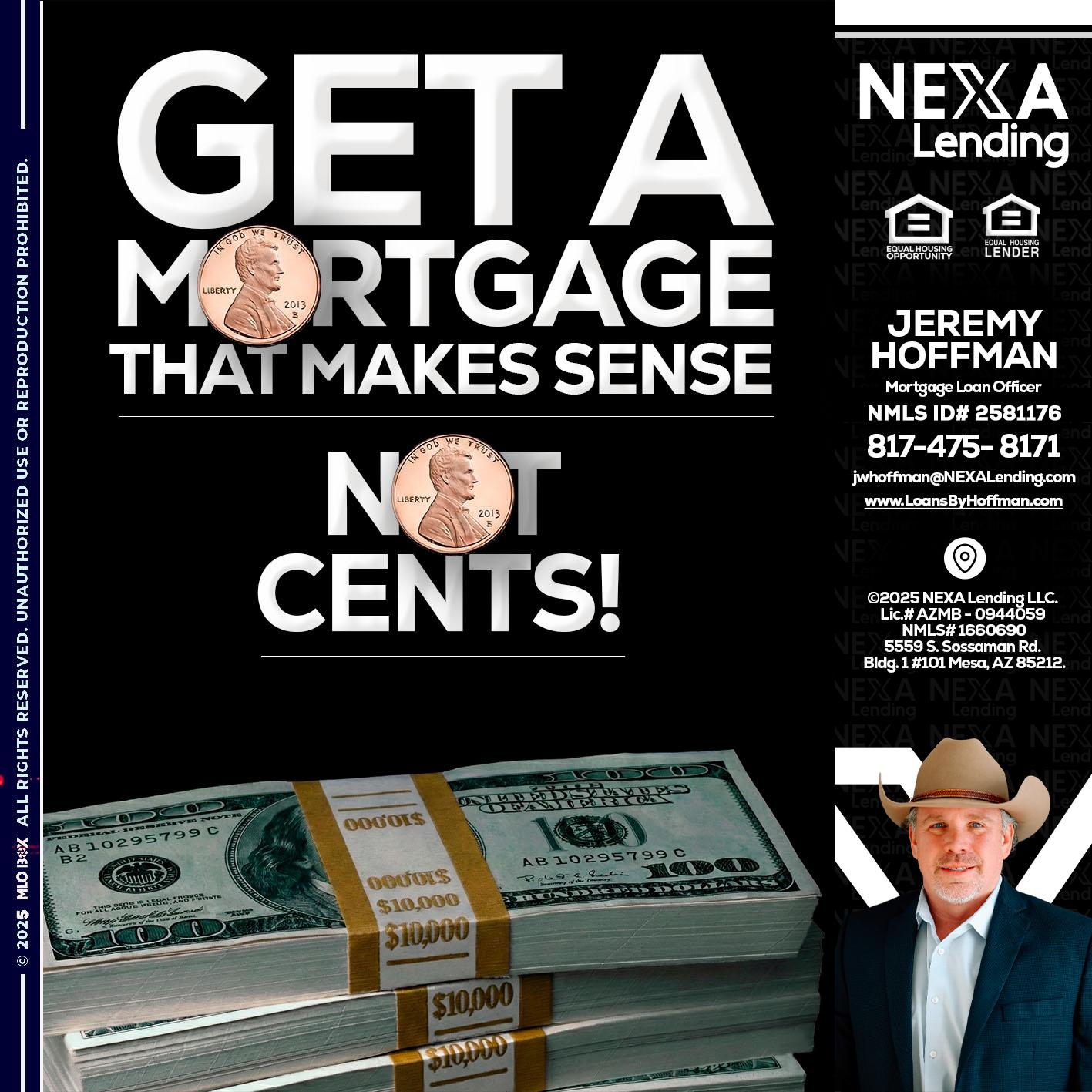 get a mortgage - Jeremy Hoffman -Mortgage Loan Officer