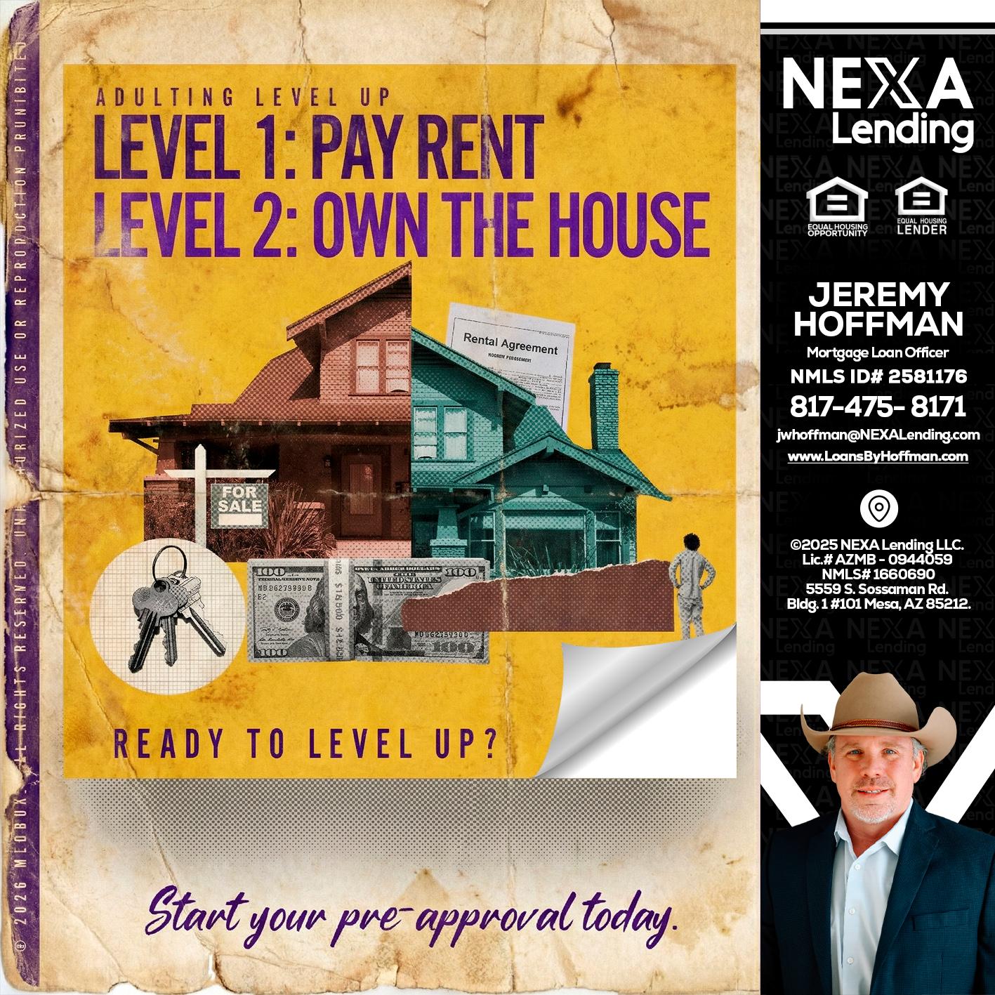 LEVEL 1 - Jeremy Hoffman -Mortgage Loan Officer