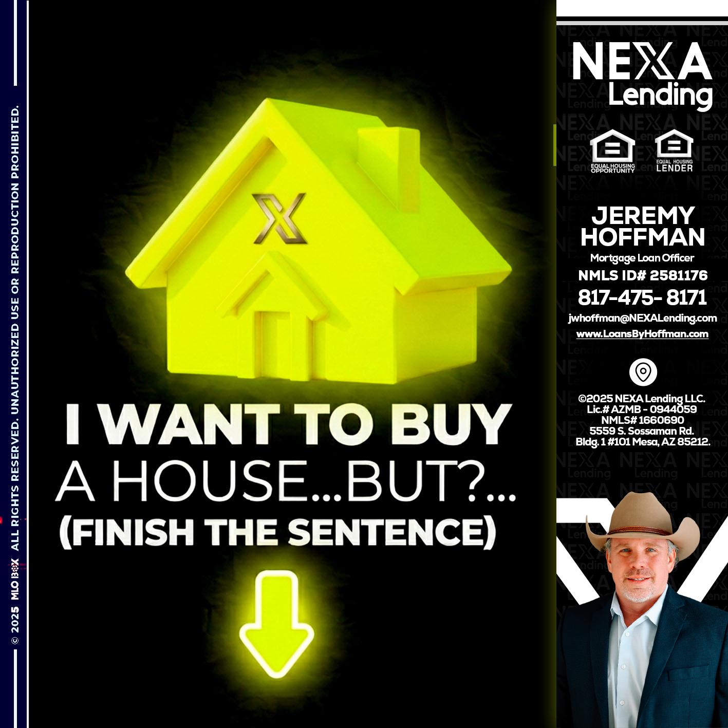i want to buy - Jeremy Hoffman -Mortgage Loan Officer