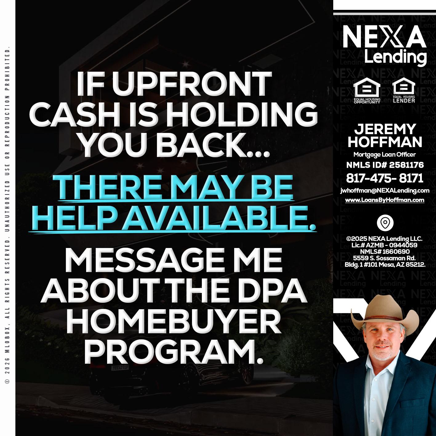 IF UPFRONT - Jeremy Hoffman -Mortgage Loan Officer