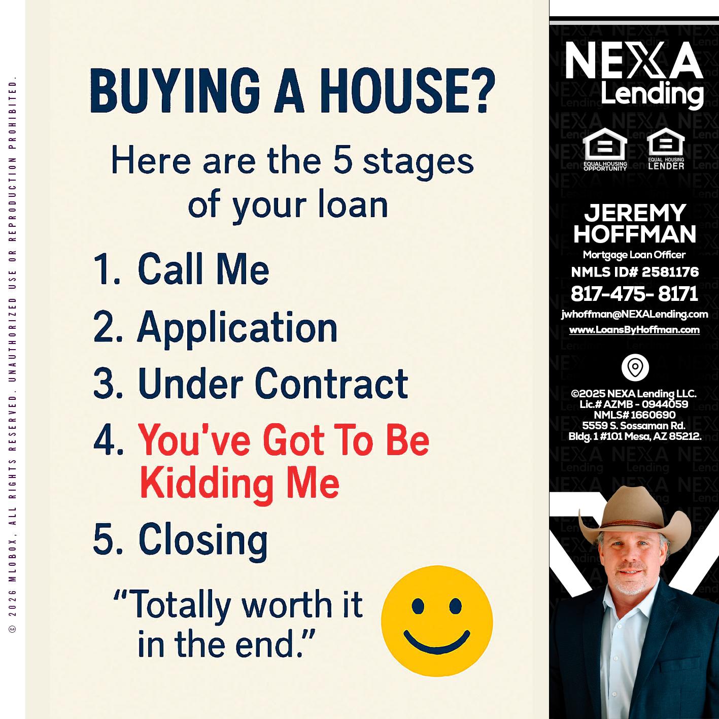 BUYING A HOUSE - Jeremy Hoffman -Mortgage Loan Officer