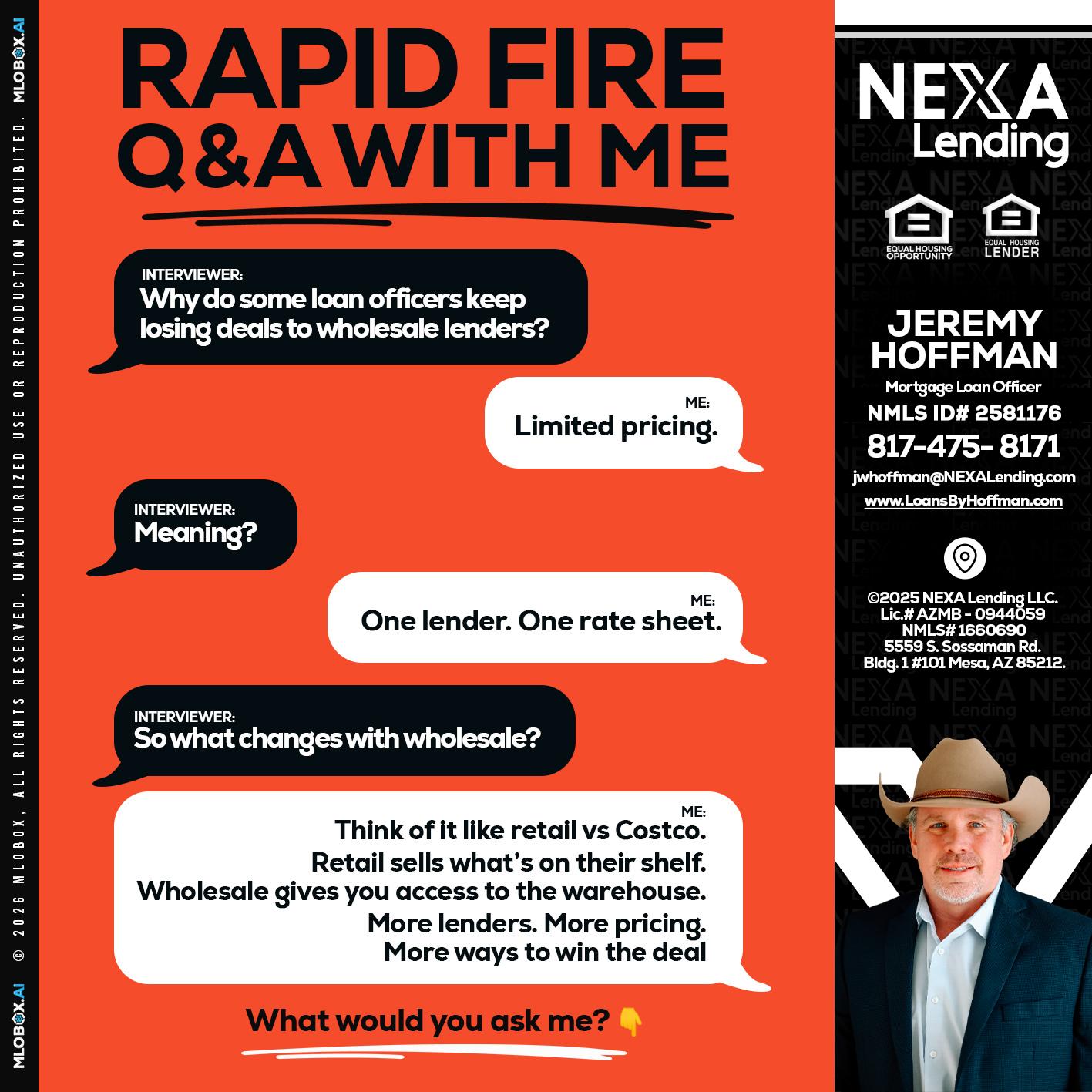 Q&A - Jeremy Hoffman -Mortgage Loan Officer