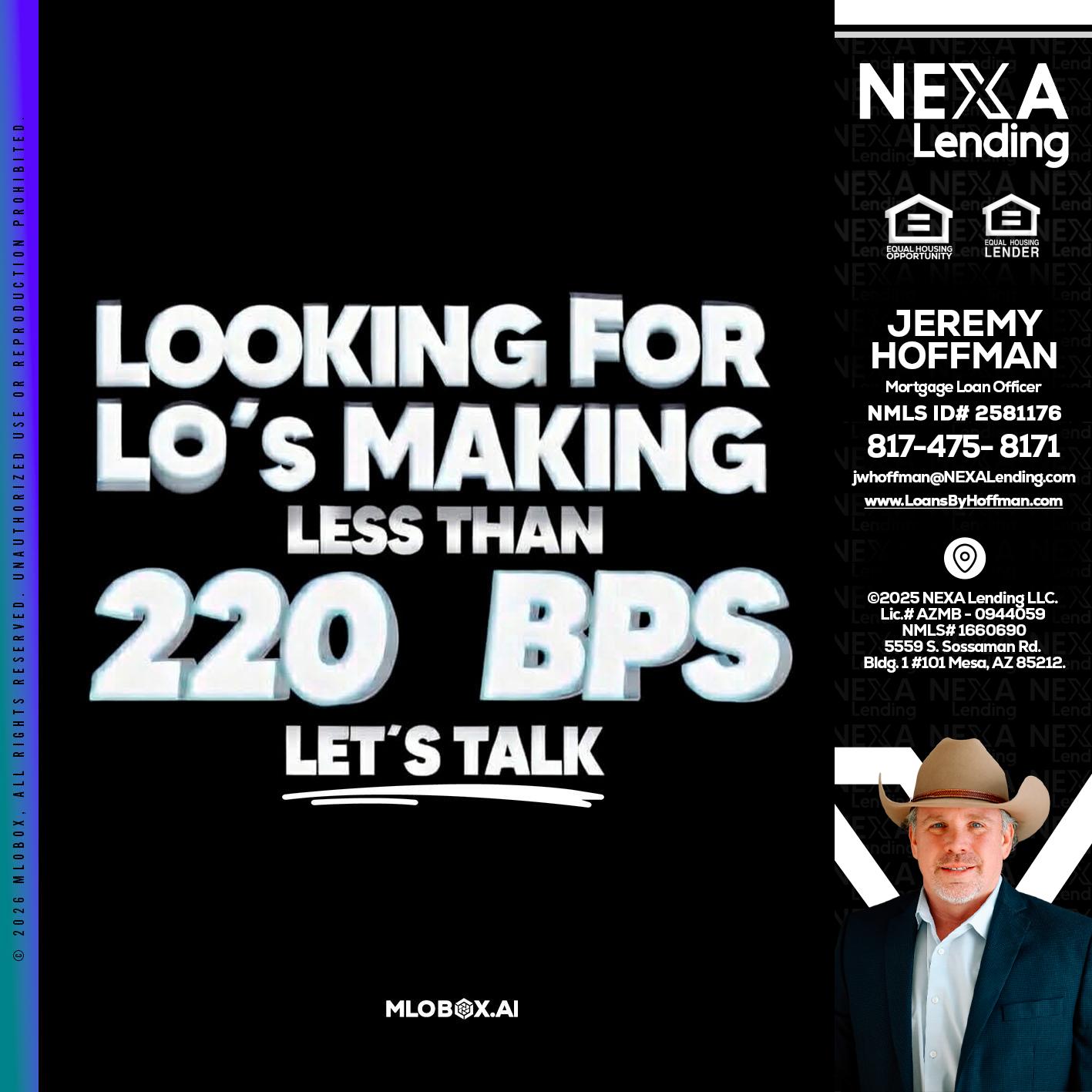 LOOKING FOR - Jeremy Hoffman -Mortgage Loan Officer