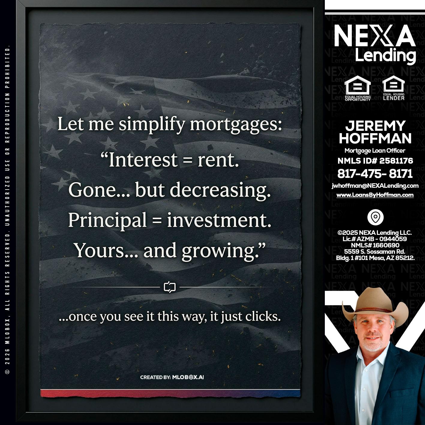 LET ME SIMPLIFY - Jeremy Hoffman -Mortgage Loan Officer