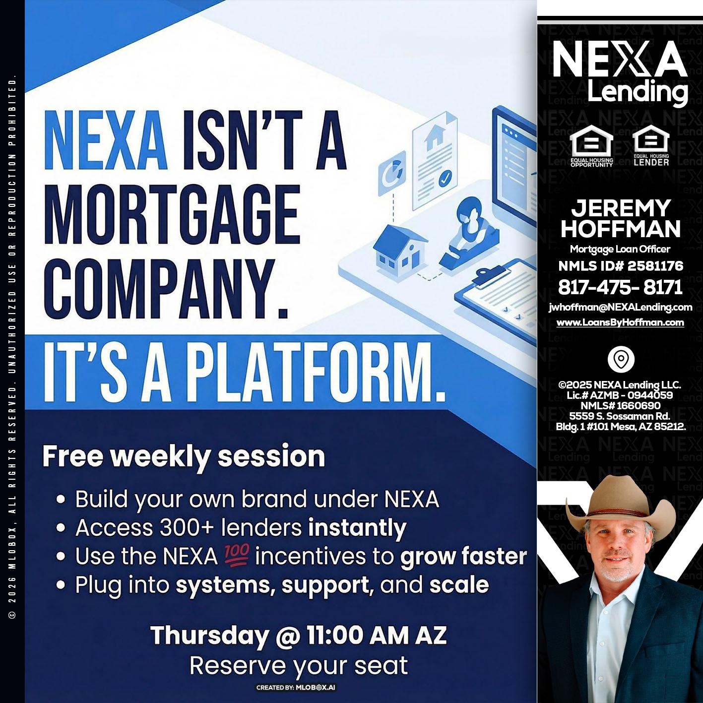 NEXA ISNT - Jeremy Hoffman -Mortgage Loan Officer
