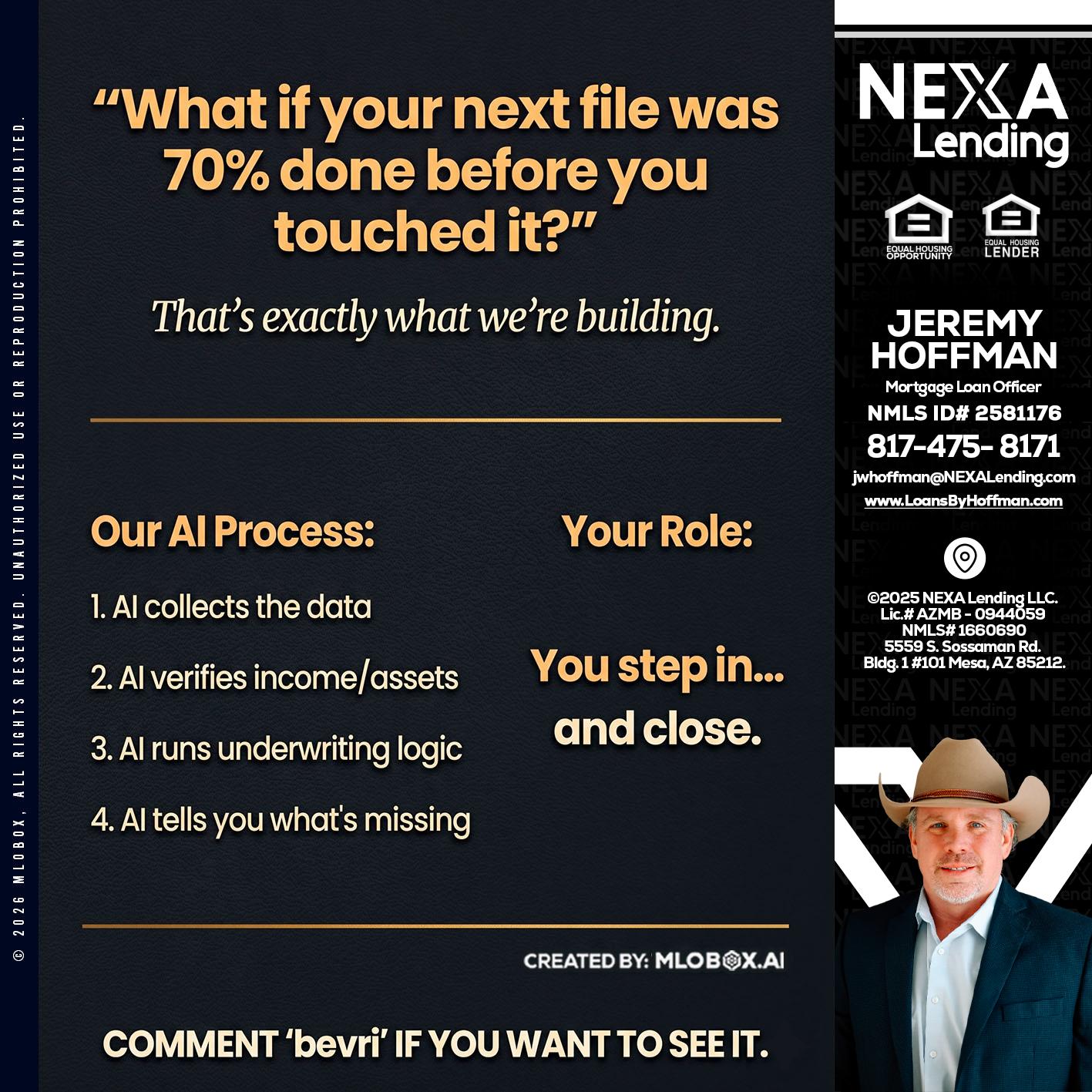 WHAT IF YOUR - Jeremy Hoffman -Mortgage Loan Officer