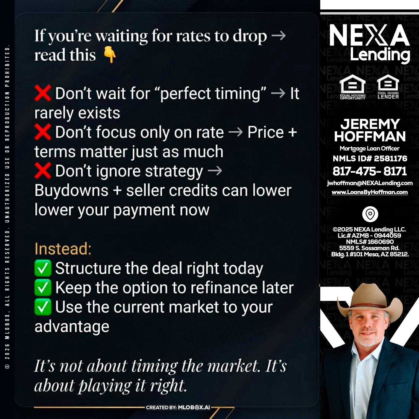 IF YOU ARE - Jeremy Hoffman -Mortgage Loan Officer