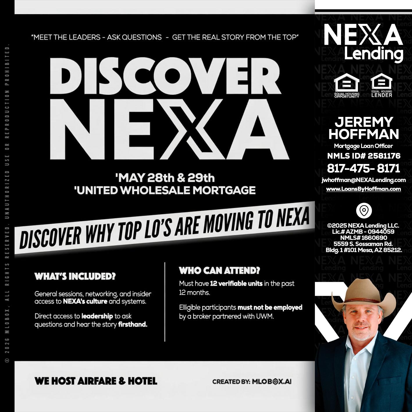 DISCOVER NEXA - Jeremy Hoffman -Mortgage Loan Officer