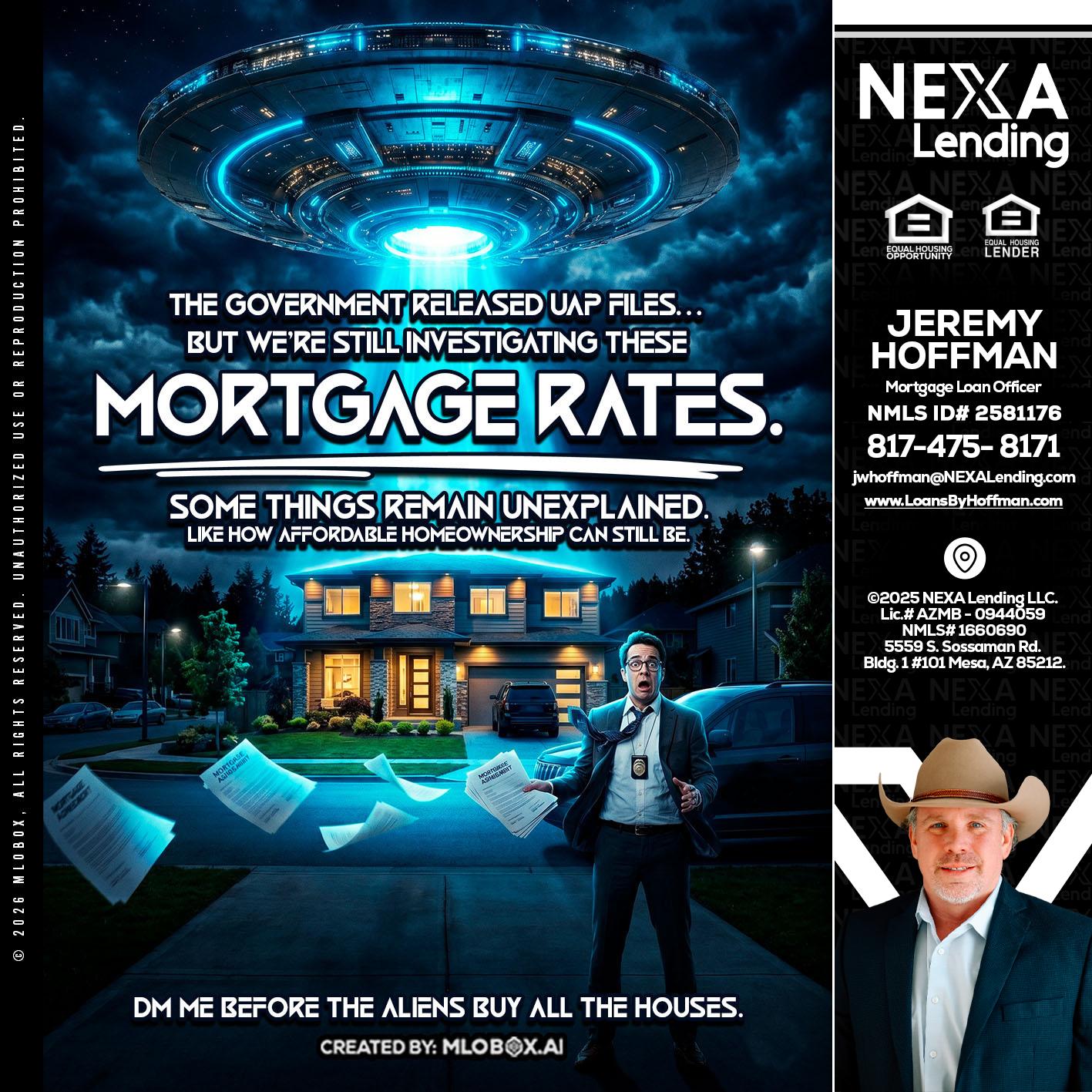 MORTGAGE RATES - Jeremy Hoffman -Mortgage Loan Officer