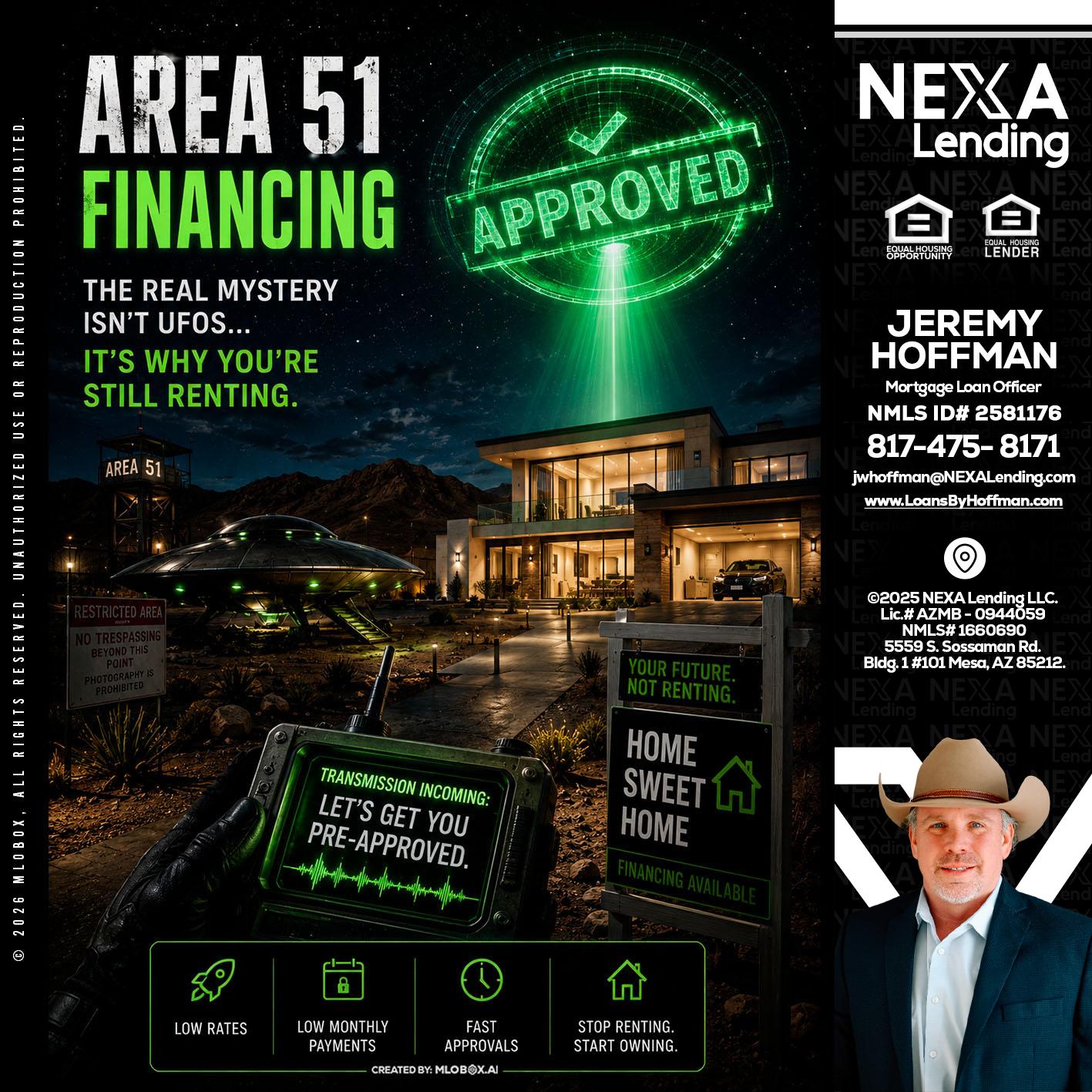AREA 51 - Jeremy Hoffman -Mortgage Loan Officer