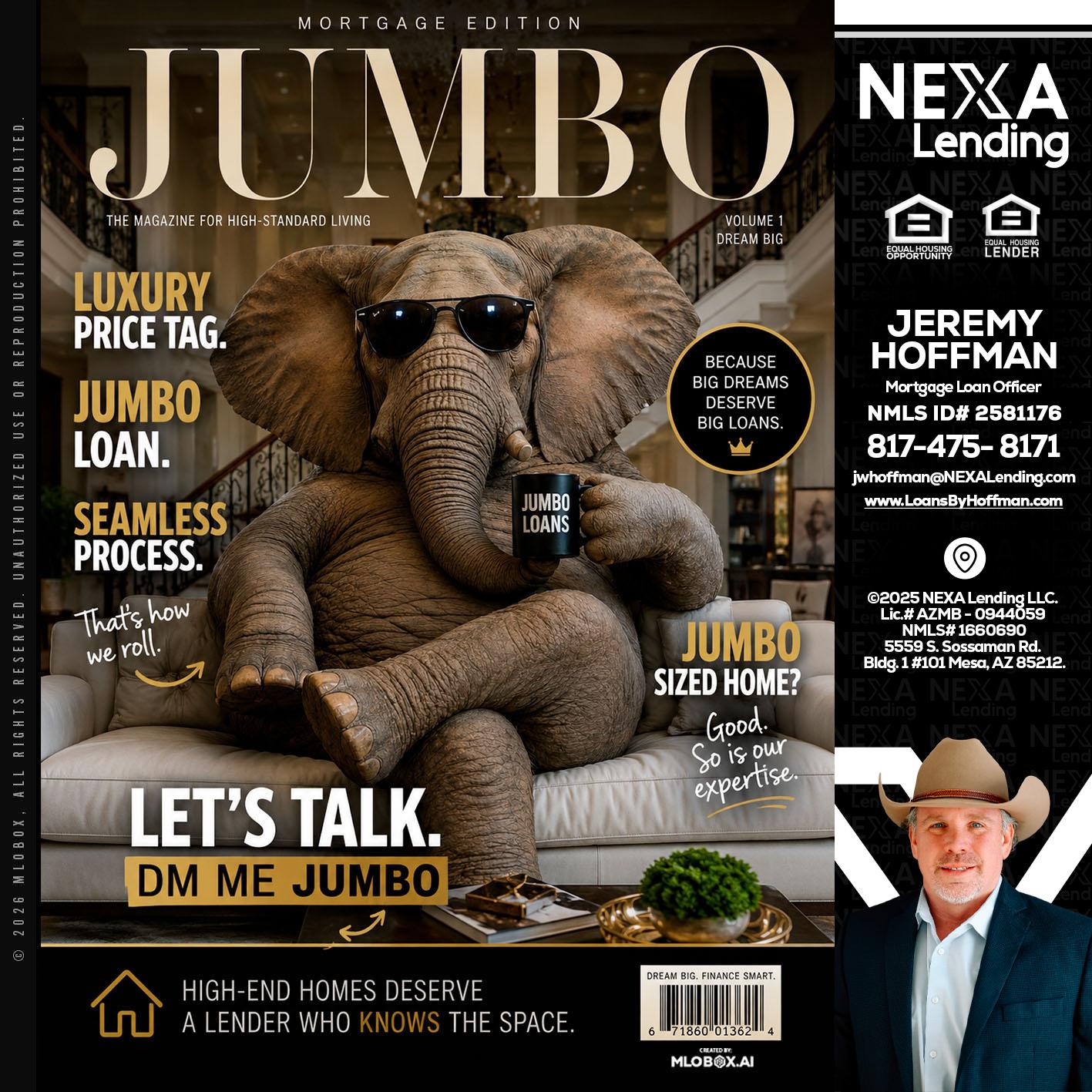 JUMBO LOANS - Jeremy Hoffman -Mortgage Loan Officer