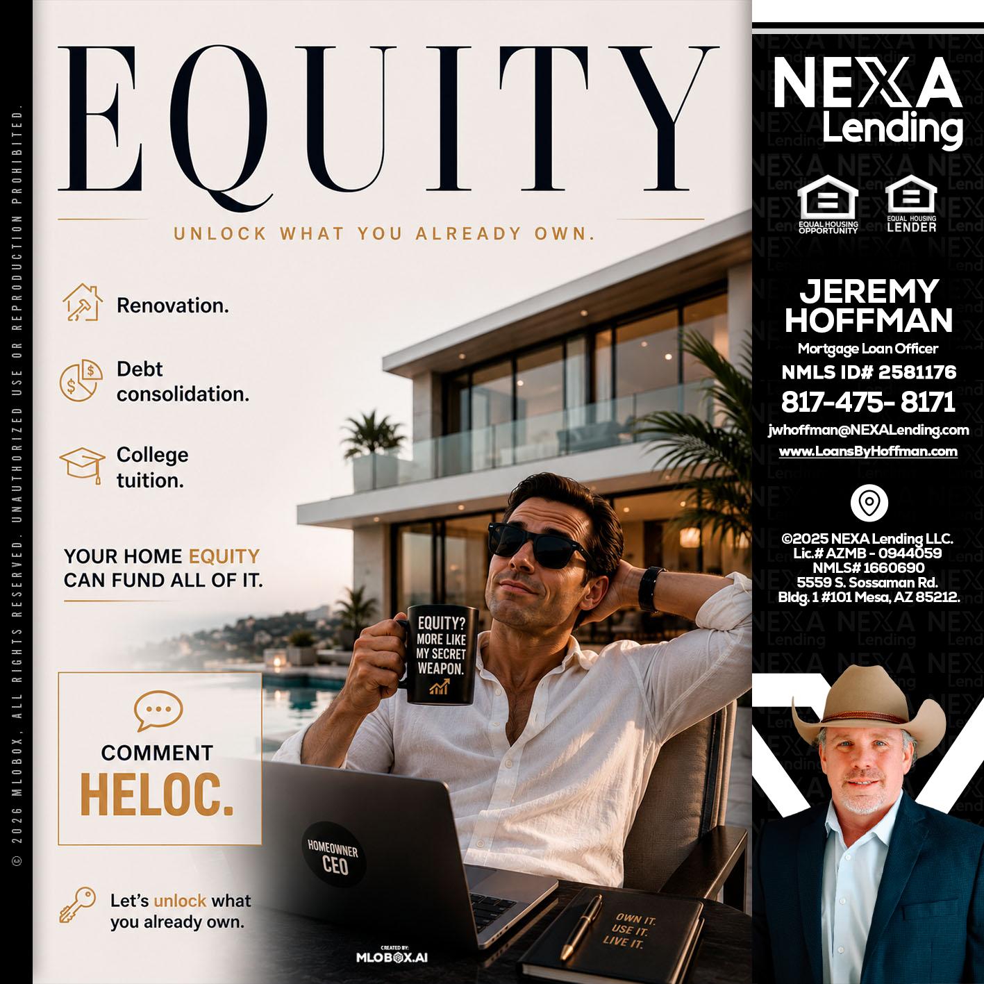 EQUITY - Jeremy Hoffman -Mortgage Loan Officer