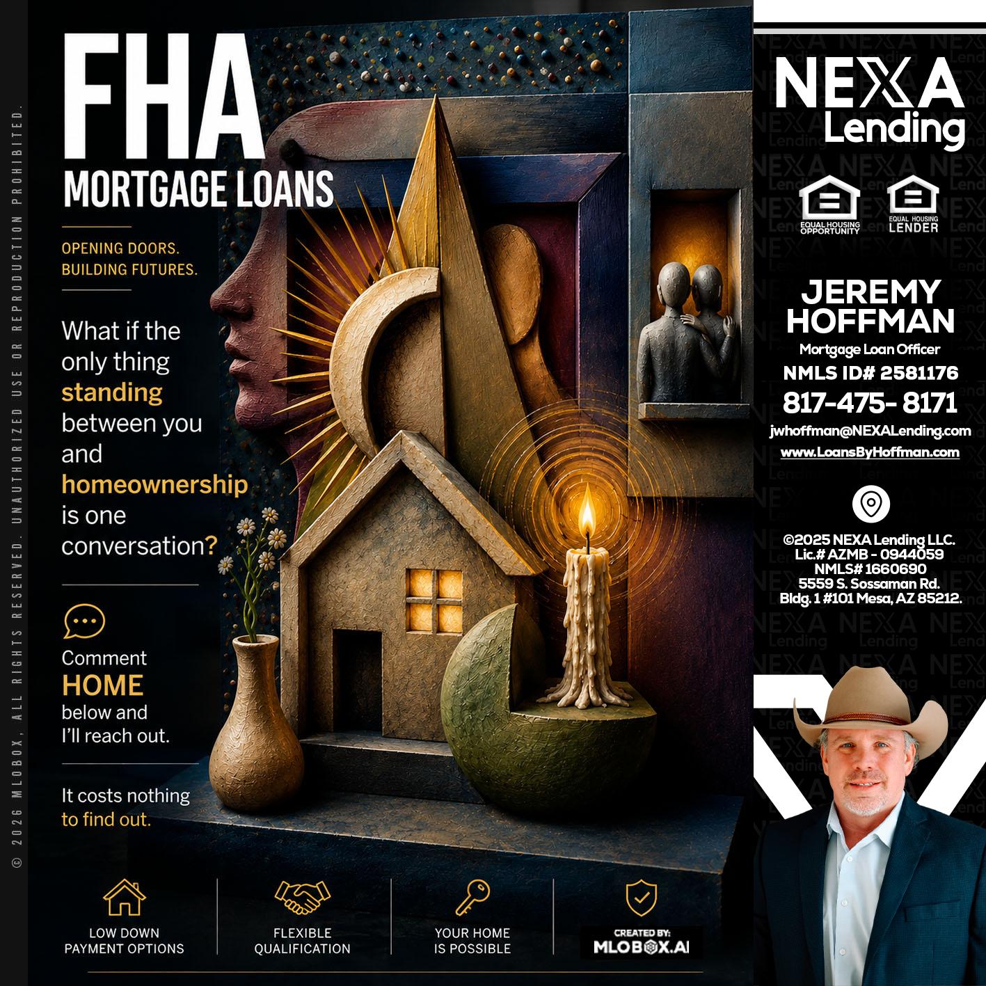 FHA - Jeremy Hoffman -Mortgage Loan Officer