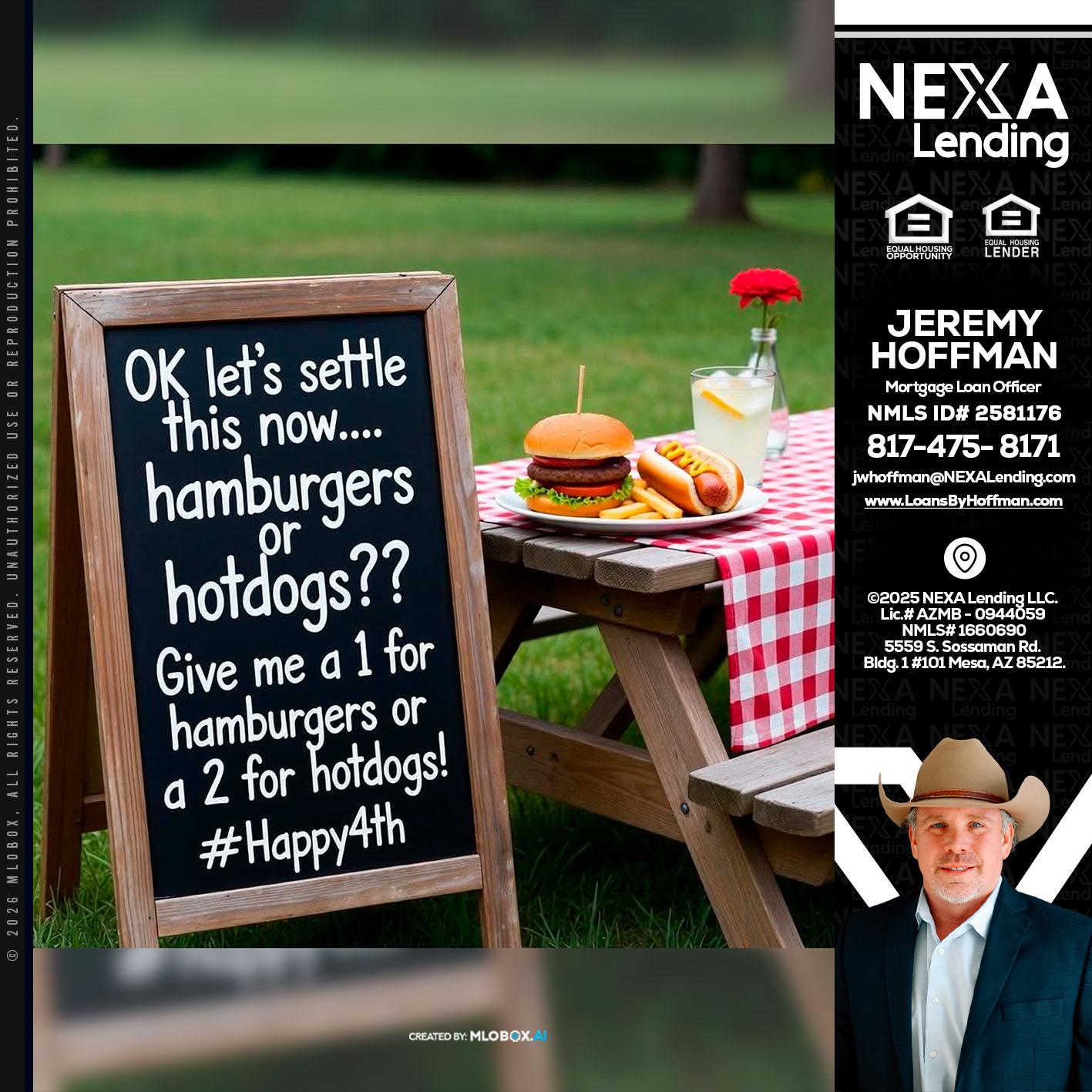 let settle this - Jeremy Hoffman -Mortgage Loan Officer