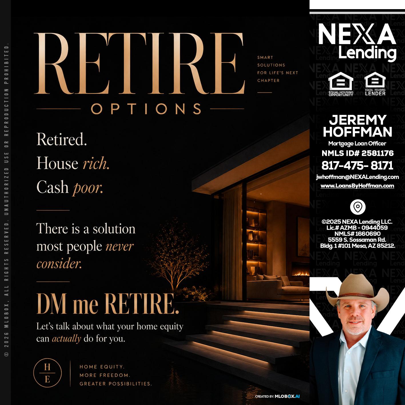 RETIRE LOANS - Jeremy Hoffman -Mortgage Loan Officer