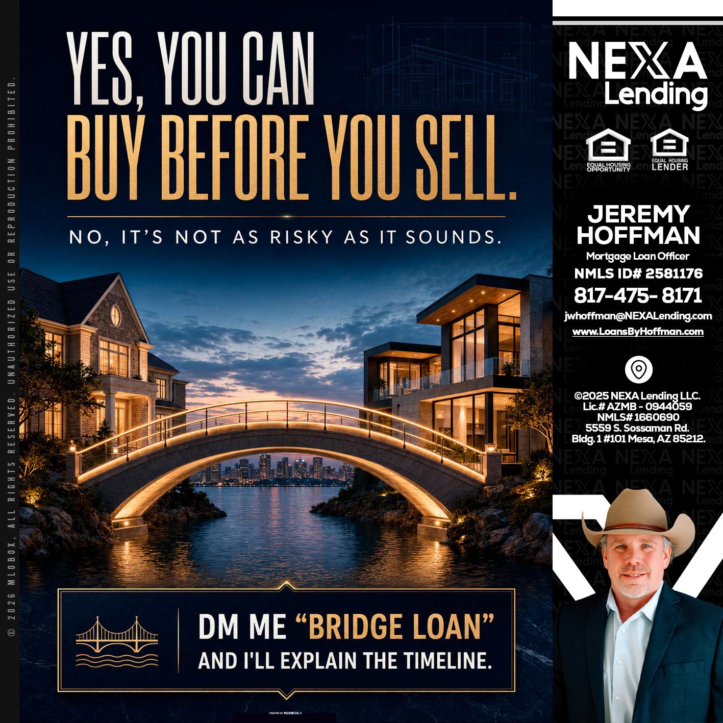 YES, YOU CAN - Jeremy Hoffman -Mortgage Loan Officer