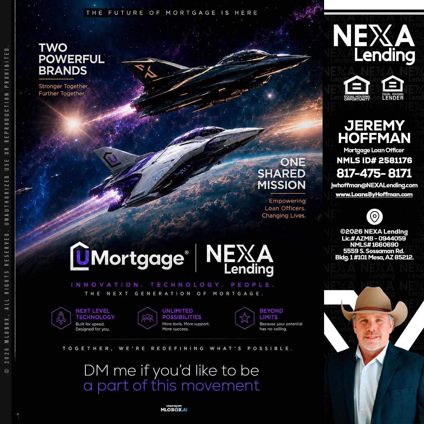 U Mortgage + NEXA lending - Jeremy Hoffman -Mortgage Loan Officer