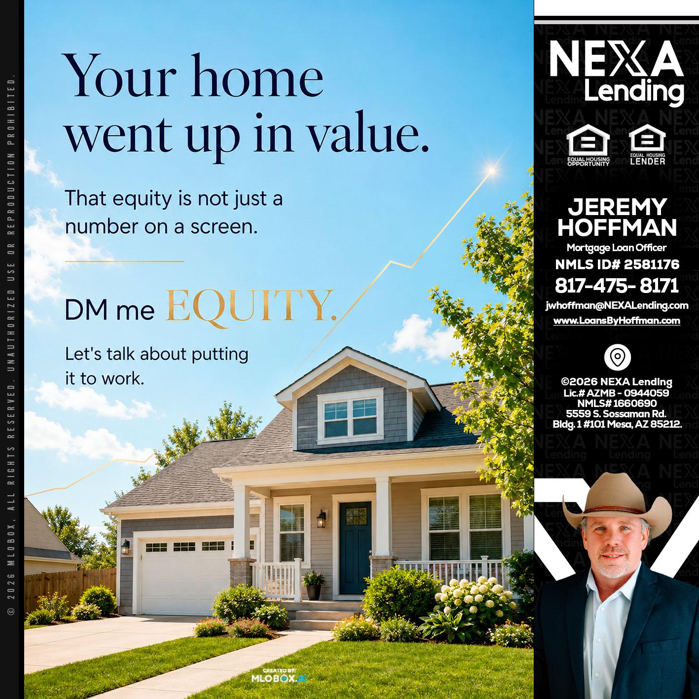 YOUR HOME - Jeremy Hoffman -Mortgage Loan Officer