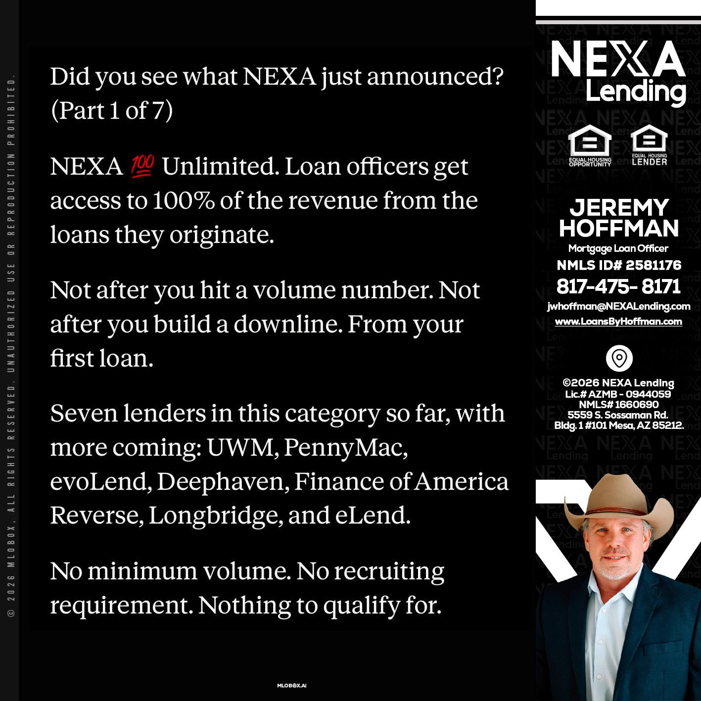 DID YOU KNOW - Jeremy Hoffman -Mortgage Loan Officer
