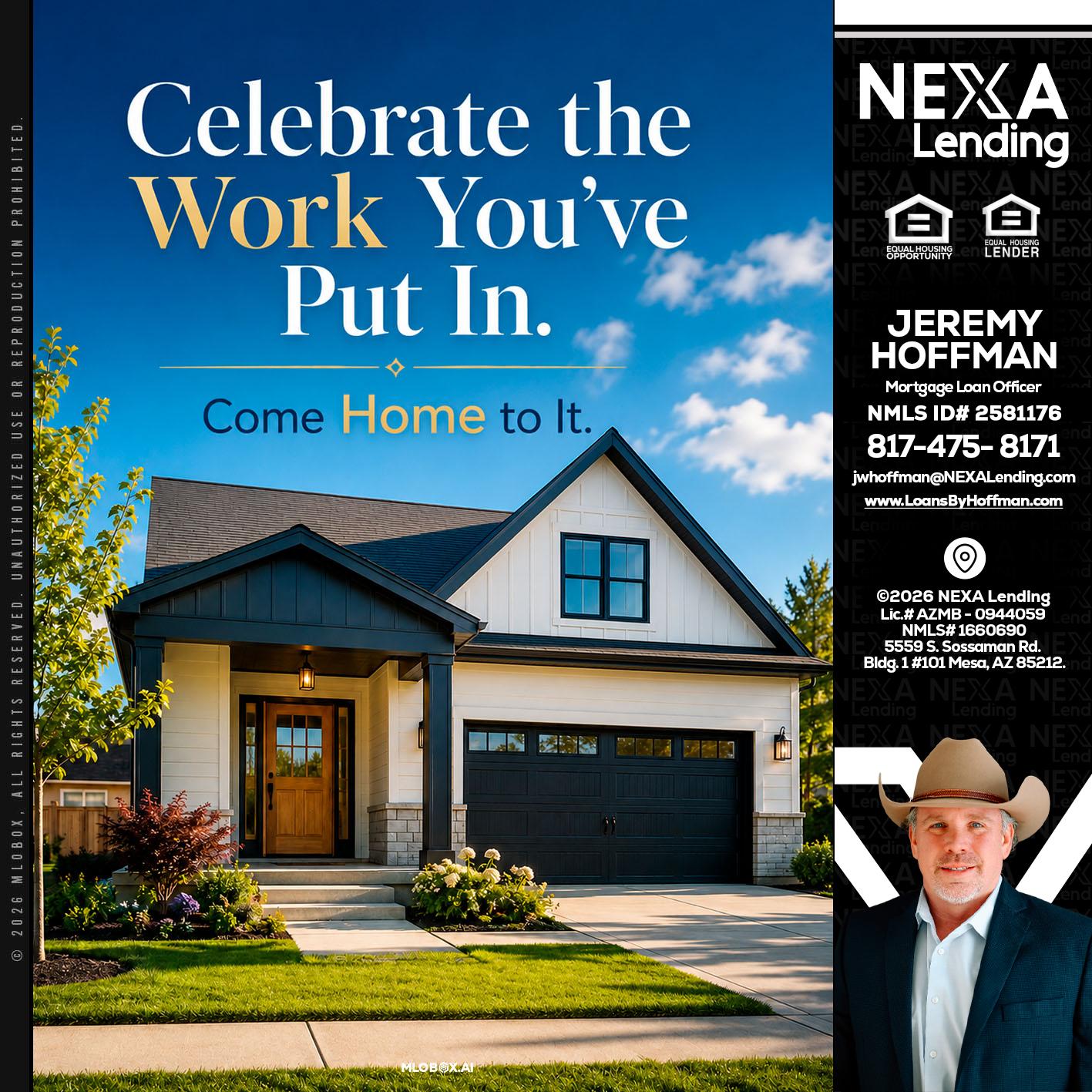 celebrate Labor Day - Jeremy Hoffman -Mortgage Loan Officer